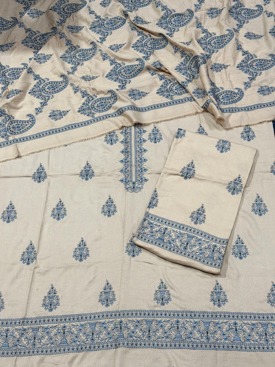 Karandi shawl suits